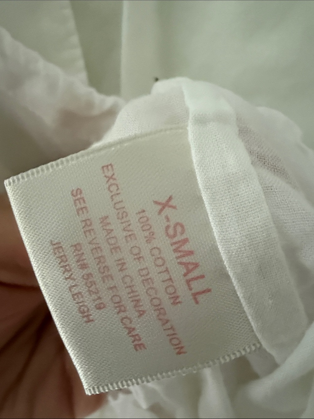 Rachel Ashwell Shabby Chic Couture White Cotton Pajamas - Picture 8 of 8